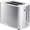 imageZWILLING Enfinigy 2 Slice Toaster with Extra Wide 15quot Slots for Bagels 7 Toast Settings Even Toasting Reheat Cancel Defrost BlackSilver