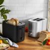 imageZWILLING Enfinigy 2 Slice Toaster with Extra Wide 15quot Slots for Bagels 7 Toast Settings Even Toasting Reheat Cancel Defrost BlackSilver
