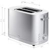 imageZWILLING Enfinigy 2 Slice Toaster with Extra Wide 15quot Slots for Bagels 7 Toast Settings Even Toasting Reheat Cancel Defrost BlackSilver
