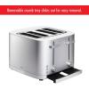 imageZWILLING Enfinigy 2 Slice Toaster with Extra Wide 15quot Slots for Bagels 7 Toast Settings Even Toasting Reheat Cancel Defrost BlackSilver