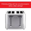 imageZWILLING Enfinigy 2 Slice Toaster with Extra Wide 15quot Slots for Bagels 7 Toast Settings Even Toasting Reheat Cancel Defrost BlackSilver