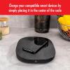 imageZWILLING Enfinigy 2in1 Digital Kitchen Food Scale Wireless Charging Station Max weight 22lbs Grams ampamp Ounces 1gram Accuracy BlackBlack