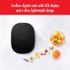 imageZWILLING Enfinigy 2in1 Digital Kitchen Food Scale Wireless Charging Station Max weight 22lbs Grams ampamp Ounces 1gram Accuracy BlackBlack