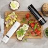 imageZWILLING Enfinigy 2pc Electric SaltPepper Mill SetWhiteBlack