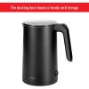 imageZWILLING Enfinigy Cool Touch 15Liter Electric Kettle Cordless Tea Kettle ampamp Hot Water BlackBlack