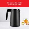 imageZWILLING Enfinigy Cool Touch 1Liter Electric Kettle Cordless Tea Kettle ampamp Hot Water  BlackBlack