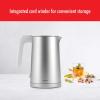 imageZWILLING Enfinigy Cool Touch 1Liter Electric Kettle Cordless Tea Kettle ampamp Hot Water  BlackSilver