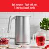 imageZWILLING Enfinigy Cool Touch 1Liter Electric Kettle Cordless Tea Kettle ampamp Hot Water  BlackSilver