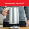imageZWILLING Enfinigy Cool Touch 1Liter Electric Kettle Cordless Tea Kettle ampamp Hot Water  BlackSilver
