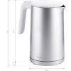 imageZWILLING Enfinigy Cool Touch 1Liter Electric Kettle Cordless Tea Kettle ampamp Hot Water  BlackSilver
