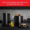 imageZWILLING Enfinigy Digital Kitchen Food Scale Max weight 22lbs Grams ampamp Ounces 1gram Accuracy BlackBlack