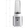 imageZWILLING Enfinigy Personal Blender Piranha Teeth Cross Blade for Ultimate Blending Smoothies Shakes and More 20 fl oz Breakproof Travel Cup with Lid BPA Free BlackSilver