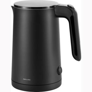 imageZWILLING Enfinigy Cool Touch 1Liter Electric Kettle Cordless Tea Kettle ampamp Hot Water  BlackBlack