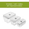 imageZWILLING Fresh ampamp Save 3pc Glass Food Storage Meal Prep Container Assorted SizesClear