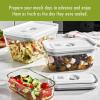 imageZWILLING Fresh ampamp Save 3pc Glass Food Storage Meal Prep Container Assorted SizesClear