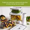 imageZWILLING Fresh ampamp Save 3pc Glass Food Storage Meal Prep Container Assorted SizesGlass