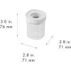 imageZWILLING Fresh ampamp Save CUBE 6Piece Diffusers Set For Sealing in Fine Ingredients Like Flour and Spices Without Absorbing Up Into the Vacuum Pump BPAFree Plastic White3pc Spice Set