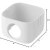 imageZWILLING Fresh ampamp Save CUBE Color Sleeve for 2S Pantry Organizers and Storage Airtight Dry Food Storage Container Add Style to Your Kitchen and Protect Food From Sunlight White SmallWhite