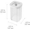 imageZWILLING Fresh ampamp Save CUBE Storage Organizer 3S 125qt Pantry Organizers and Storage Plastic BPAFree Airtight Dry Food Storage Container for Storing Brown Sugar A 2pound Bag of Rice and more2S  0875qt