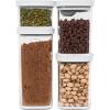 imageZWILLING Fresh ampamp Save CUBE Storage Organizer 3S 125qt Pantry Organizers and Storage Plastic BPAFree Airtight Dry Food Storage Container for Storing Brown Sugar A 2pound Bag of Rice and more6pc  Vacuum sealer