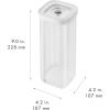 imageZWILLING Fresh ampamp Save CUBE Storage Organizer 3S 125qt Pantry Organizers and Storage Plastic BPAFree Airtight Dry Food Storage Container for Storing Brown Sugar A 2pound Bag of Rice and more3S  125qt