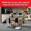 imageZWILLING Fresh ampamp Save CUBE Storage Organizer 3S 125qt Pantry Organizers and Storage Plastic BPAFree Airtight Dry Food Storage Container for Storing Brown Sugar A 2pound Bag of Rice and more2S  0875qt