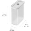 imageZWILLING Fresh ampamp Save CUBE Storage Organizer Medium 075qt Pantry Organizers and Storage Plastic BPAFree Airtight Dry Food Storage Container for Storing Almonds Banana Chips Nuts and more3M  3qt
