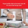 imageZWILLING Fresh ampamp Save Medium Vacuum Sealer Container Airtight Food Storage Container Meal Prep Container BPAFree GreyMedium Vacuum Sealer Container