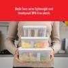 imageZWILLING Fresh ampamp Save Plastic Lunch Box Airtight Food Storage Container Meal Prep Container BPAFree Grey Semitransparent  MediumGrey