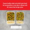 imageZWILLING Fresh ampamp Save Plastic Lunch Box Airtight Food Storage Container Meal Prep Container BPAFree Grey Semitransparent  MediumSemitransparent