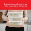 imageZWILLING Fresh ampamp Save Plastic Lunch Box Airtight Food Storage Container Meal Prep Container BPAFree Grey Semitransparent  MediumSemitransparent