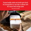 imageZWILLING Fresh ampamp Save Plastic Lunch Box Airtight Food Storage Container Meal Prep Container BPAFree Grey Semitransparent  MediumSemitransparent