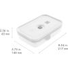 imageZWILLING Fresh ampamp Save Plastic Lunch Box Airtight Food Storage Container Meal Prep Container BPAFree Grey Semitransparent  MediumSemitransparent