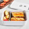 imageZWILLING Fresh ampamp Save Plastic Lunch Box Airtight Food Storage Container Meal Prep Container BPAFree Grey Semitransparent  MediumWhite