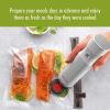 imageZWILLING Fresh ampamp Save Vacuum Sealer Machine 6pc Starter Set Airtight Food Storage Container Reusable Sous Vide Bags Meal Prep BPA Free