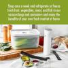 imageZWILLING Fresh ampamp Save Vacuum Sealer Machine 6pc Starter Set Airtight Food Storage Container Reusable Sous Vide Bags Meal Prep BPA Free