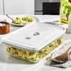 imageZWILLING Fresh ampamp Save Vacuum Sealer Machine Starter Set with Airtight Food Storage Container Glass Sous Vide Bags Meal PrepFine