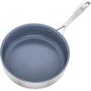 imageZWILLING Spirit Ceramic Nonstick Saute Pan 3qt 2inch Stainless SteelStainless Steel