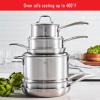 imageZWILLING Spirit Stainless Stainless Steel Cookware Set 12 pc10pc Ceramic