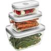 imageZWILLING Fresh ampamp Save 3pc Glass Food Storage Meal Prep Container Assorted SizesClear