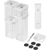 imageZWILLING Fresh ampamp Save CUBE Storage Organizer 3S 125qt Pantry Organizers and Storage Plastic BPAFree Airtight Dry Food Storage Container for Storing Brown Sugar A 2pound Bag of Rice and more6pc  Vacuum sealer