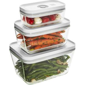 imageZWILLING Fresh ampamp Save 3pc Glass Food Storage Meal Prep Container Assorted SizesClear