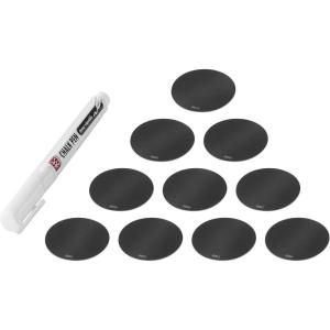 imageZWILLING Fresh ampamp Save CUBE 11Piece Reusable Silicone Label with Chalk Maker Set for Keeping Track of Food and Avoiding Waste Black