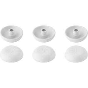 imageZWILLING Fresh ampamp Save CUBE 6Piece Diffusers Set For Sealing in Fine Ingredients Like Flour and Spices Without Absorbing Up Into the Vacuum Pump BPAFree Plastic White6pc Diffusers Set