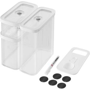 imageZWILLING Fresh ampamp Save CUBE Storage Organizer 5Piece Medium Set Pantry Organizers and Storage Plastic BPAFree Airtight Dry Food Storage Container for Storing Almonds Banana Chips Nuts and more