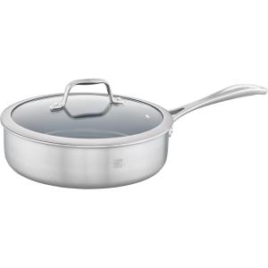 imageZWILLING Spirit Ceramic Nonstick Saute Pan 3qt 2inch Stainless SteelStainless Steel