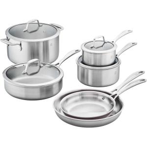 imageZWILLING Spirit Stainless Stainless Steel Cookware Set 12 pc10pc