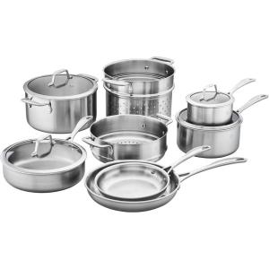 imageZWILLING Spirit Stainless Stainless Steel Cookware Set 12 pc12 pc