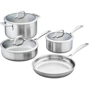 imageZWILLING Spirit Stainless Stainless Steel Cookware Set 12 pc7pc