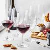 imageZWILLING JA HENCKELS 6 Piece Predicat Burgundy Glass Set 136 oz WhiteGlass